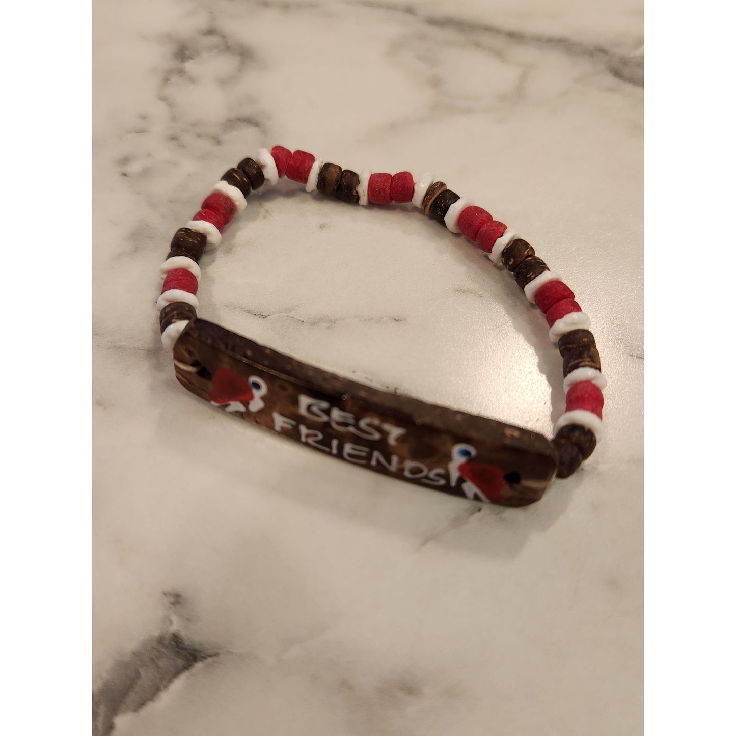 Best Friends Beaded Bracelet