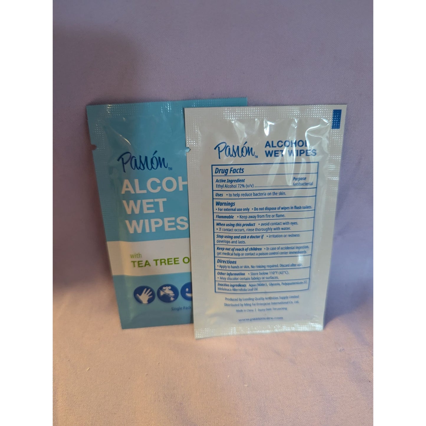 Parson Alcohol Wet Wipes With Tea Tree Oil Set of 2