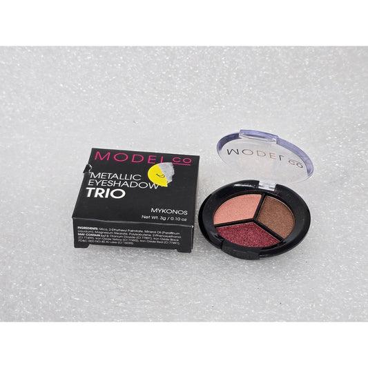 Model Co Metallic Eyeshadow Trio Mykonos Compact Palette