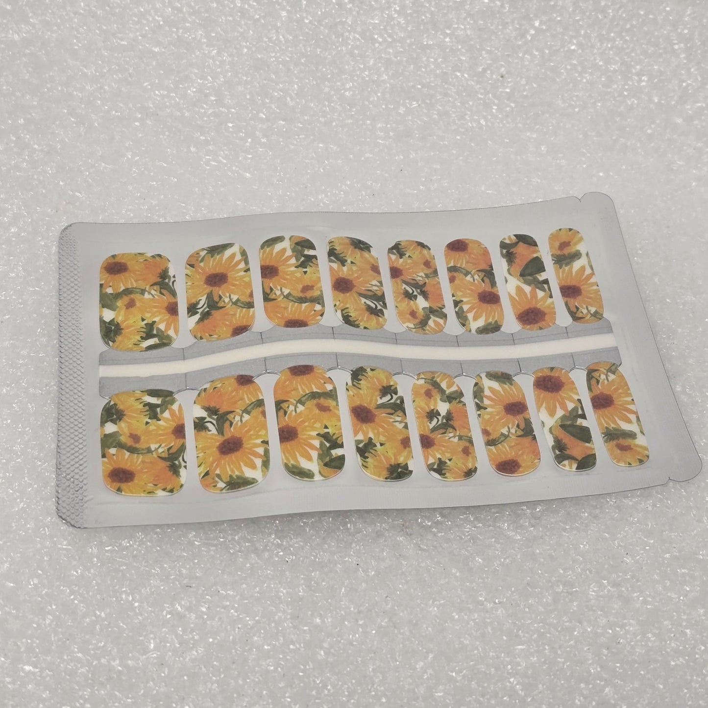 Lily & Fox Sunflower Nail Wrap Stickers