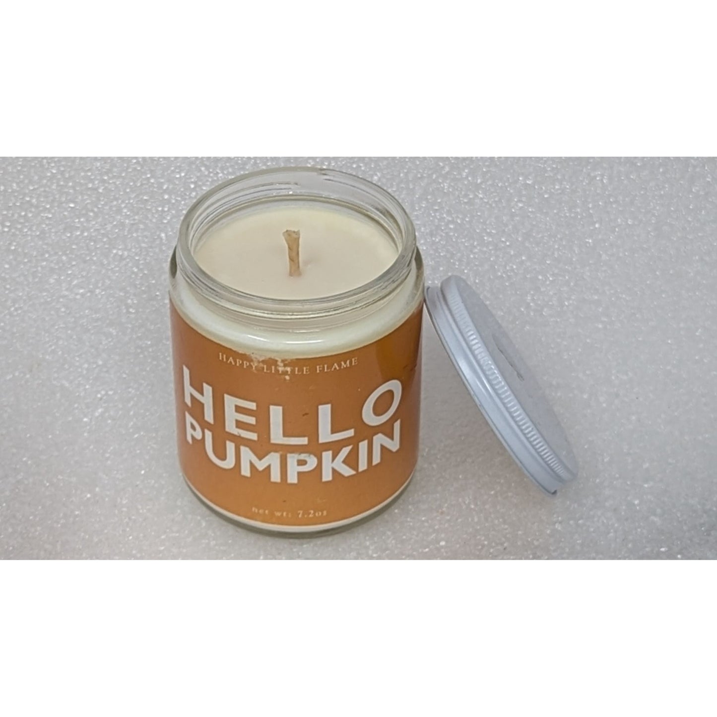 Hello Pumpkin Soy Candle 7.2 oz By Happy Little Flame