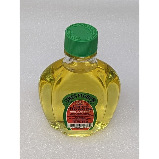 Tres Flores Three Flowers Brilliantine Liquid Hair Oil 4 oz