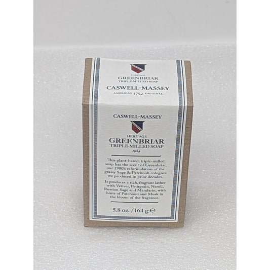 Caswell Massey Heritage Greenbriar Triple Milled Soap 5.8 oz