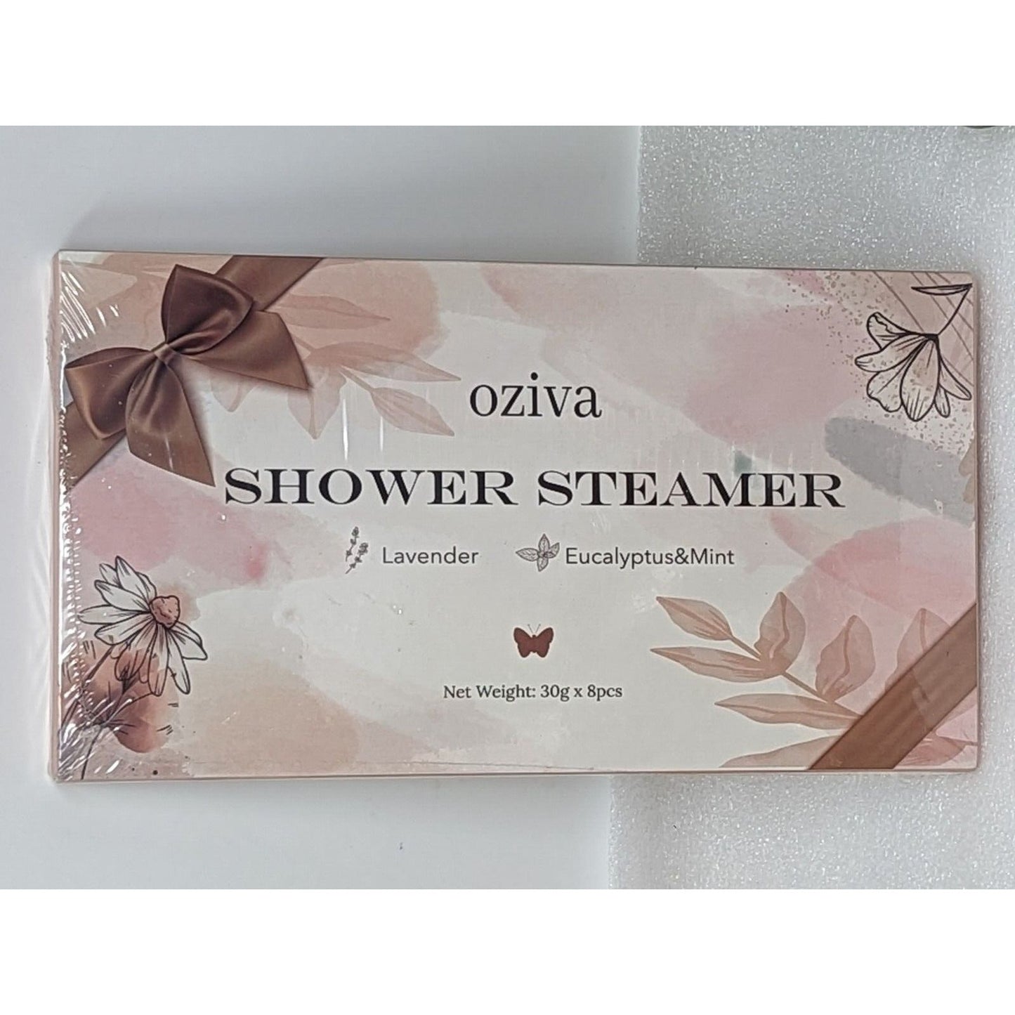 Oziva Shower Steamers Set of 8 Aromatherapy Lavender & Eucalyptus Mint