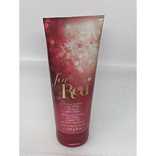 Bath & Body Works 24 Hour Moisture Ultra Shea Body Cream Forever Red 8 oz