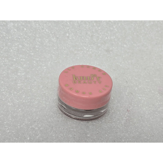 Kndr Beauty Lip Scrub Exfoliating Balm Pink & Clear Jar .14 oz