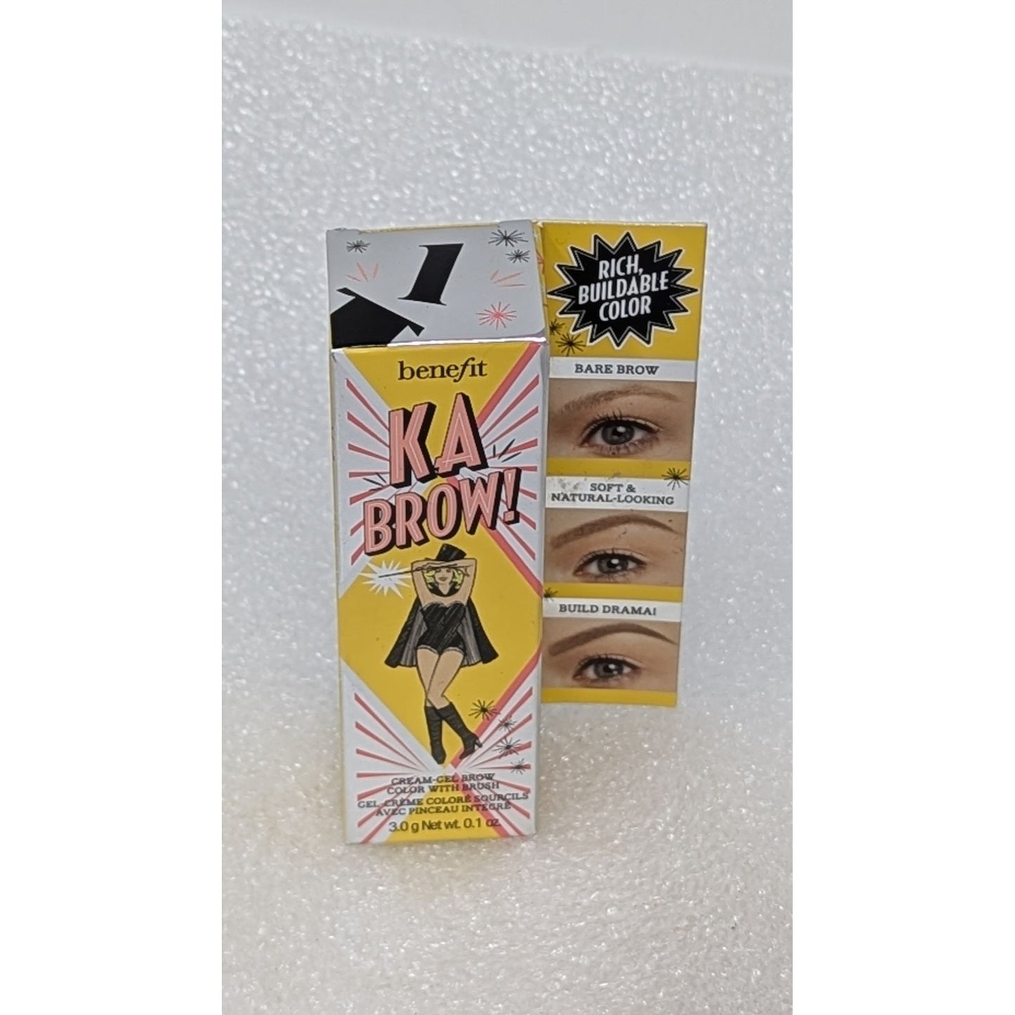 Benefit KA Brow! Rich Buildable Color Cream-Gel Brow Color With Brush #1