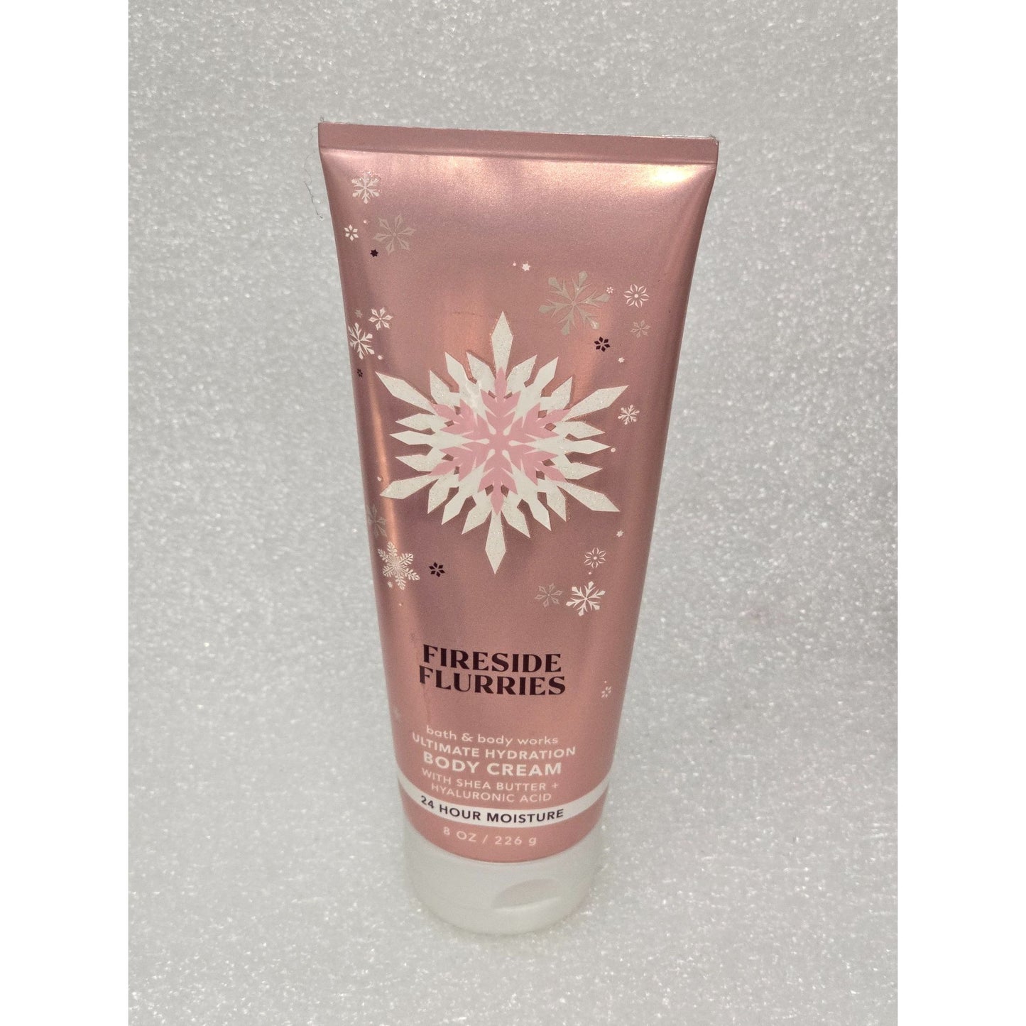 Bath & Body Works Fireside Flurries Body Cream 8 Oz Ultimate Hydration