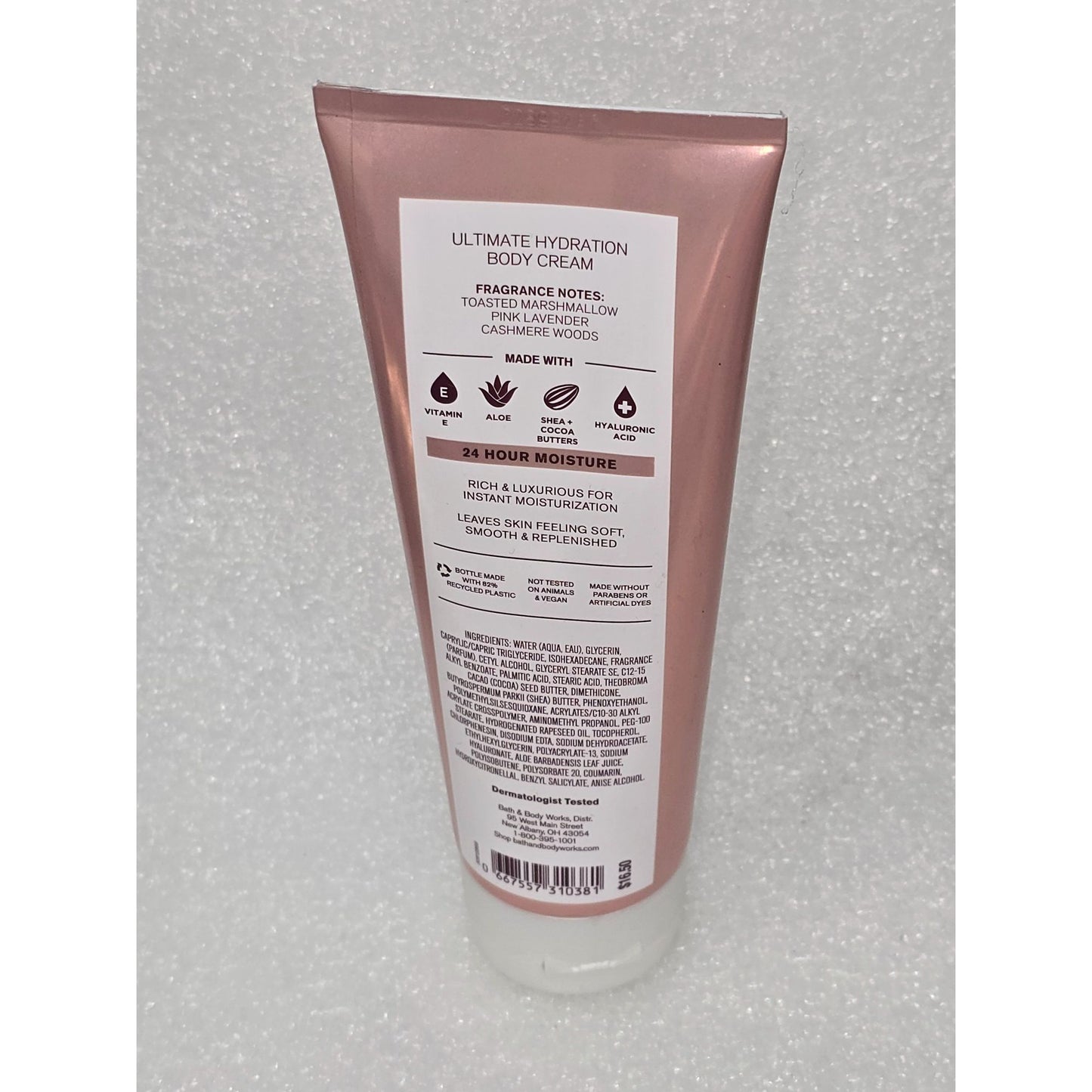 Bath & Body Works Fireside Flurries Body Cream 8 Oz Ultimate Hydration