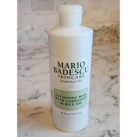 Mario Badescu Cleansing Milk With Carnation & Rice Oil 16 Oz