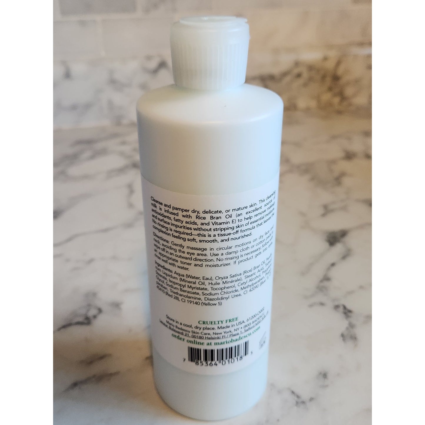 Mario Badescu Cleansing Milk With Carnation & Rice Oil 16 Oz