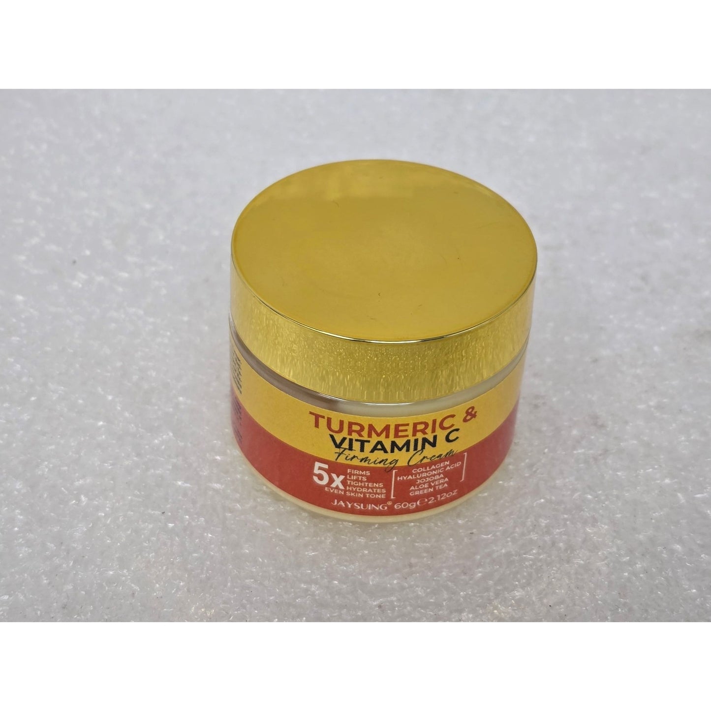 Jaysuing Turmeric & Vitamin C Firming Cream 60g With Hyaluronic Acid & Aloe Vera