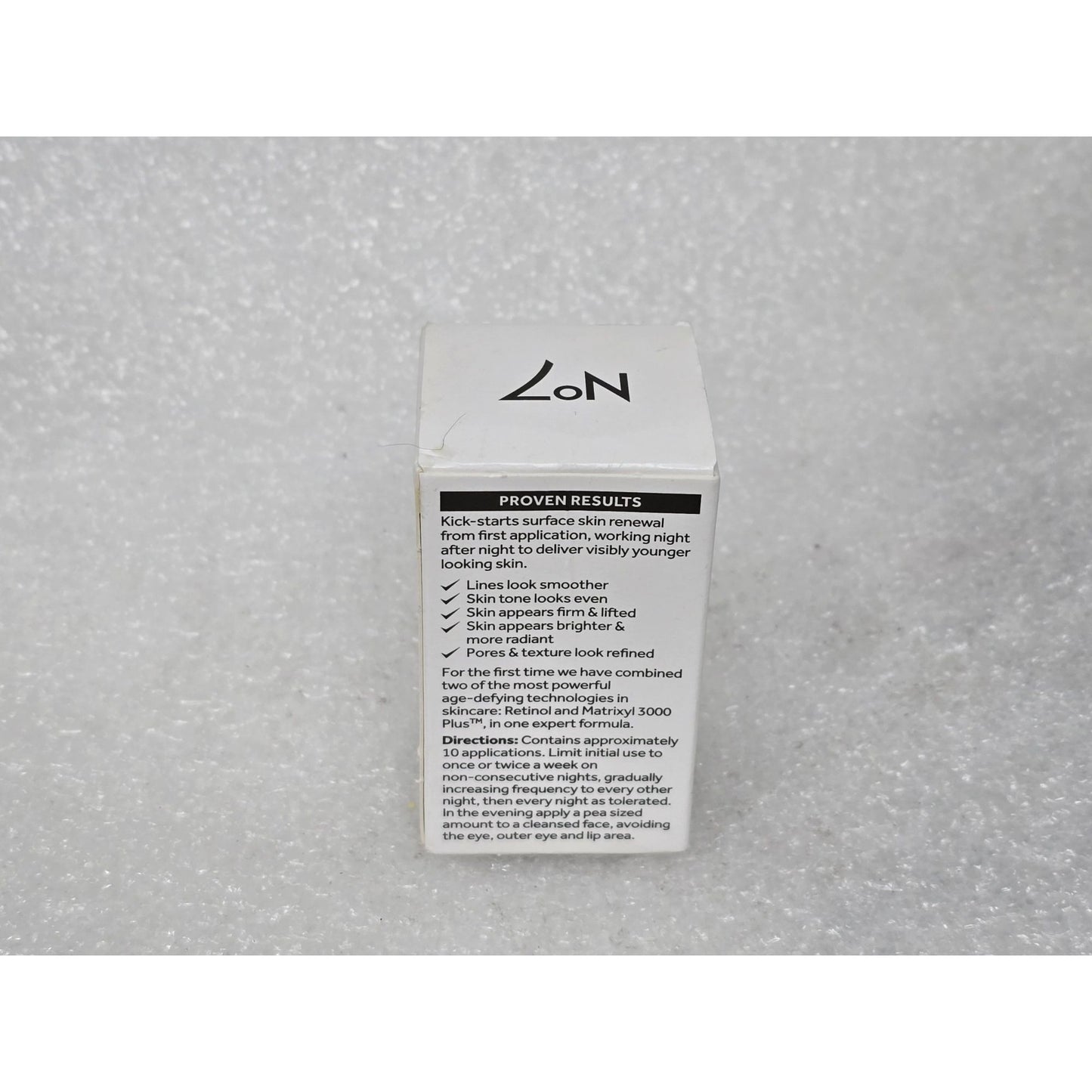 No7 Advanced Retinol 1.5% Complex Night Concentrate .1 oz Travel Size