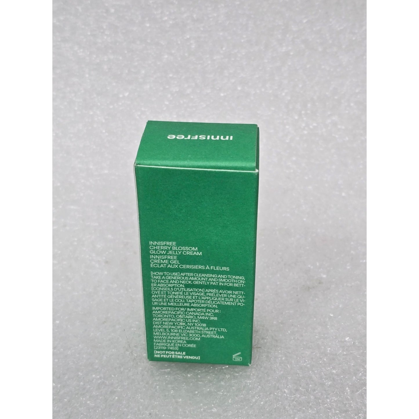 Innisfree Cherry Blossom Glow Jelly Cream Facial Moisturizer 15 ml Skincare
