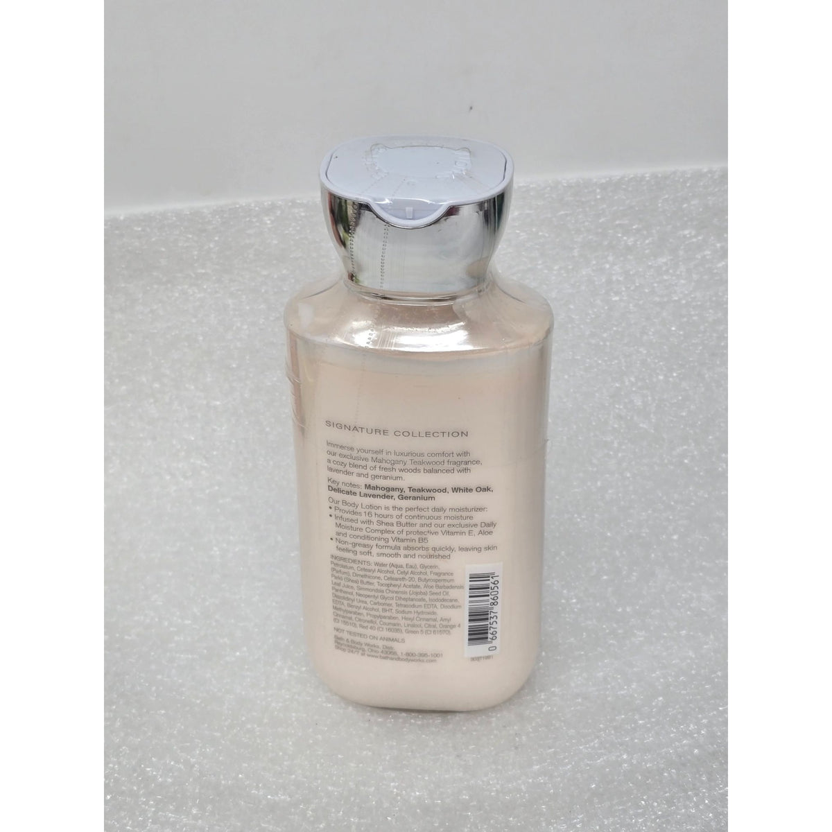 Bath & Body Works Mahogany Teakwood Shea & Vitamin E Body Lotion 8 Fl Oz