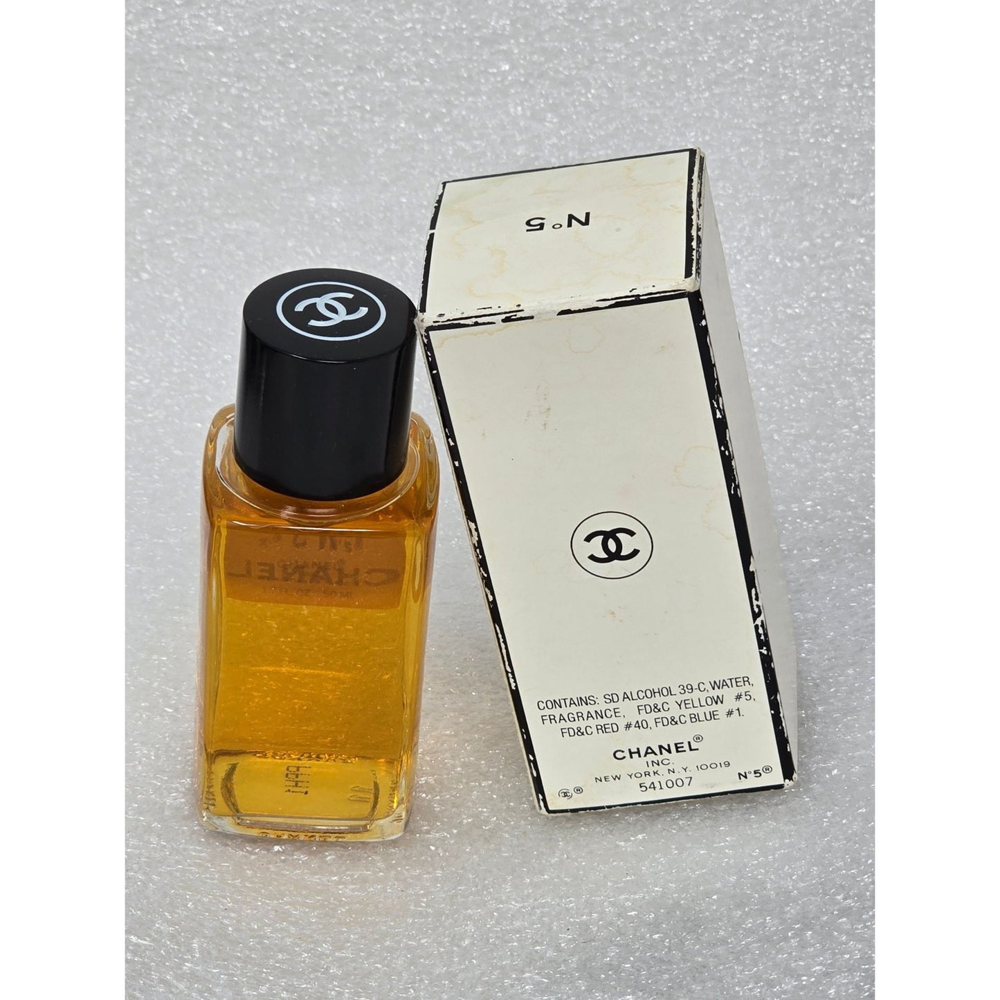 Chanel No. 5 Eau De Cologne 1.7 Fl Oz Vintage With Box