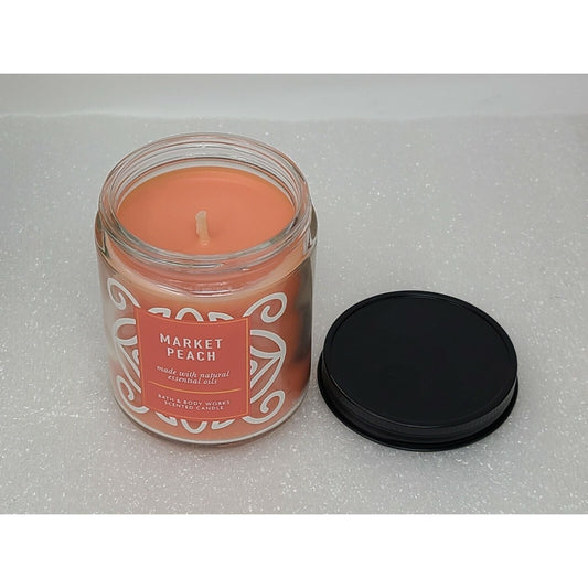 Bath & Body Works Market Peach 7 oz Single Wick Candle