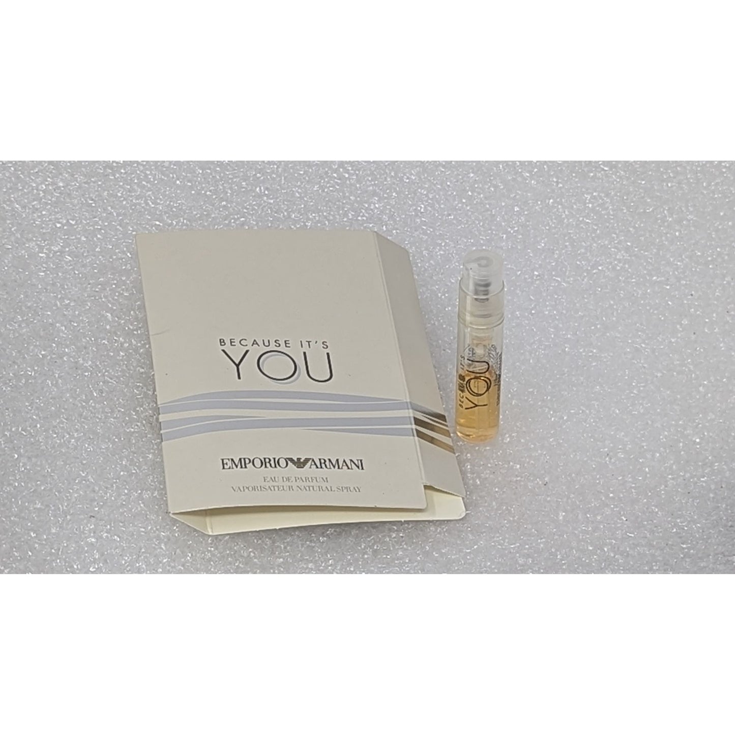 Emporio Armani Because It's You Eau De Parfum Perfume 0.05 Oz Sample Spray