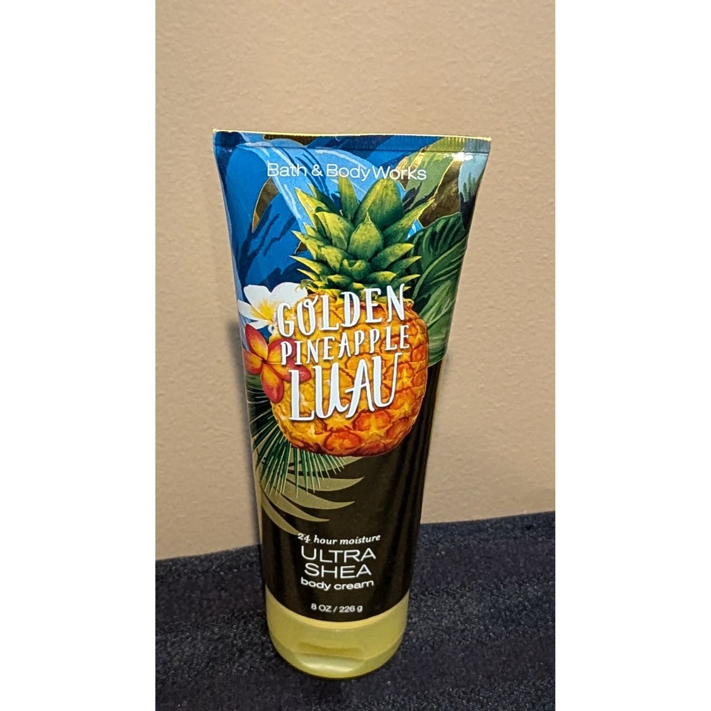 Bath & Body Works Golden Pineapple Luau Ultra Shea Body Cream 8 Oz