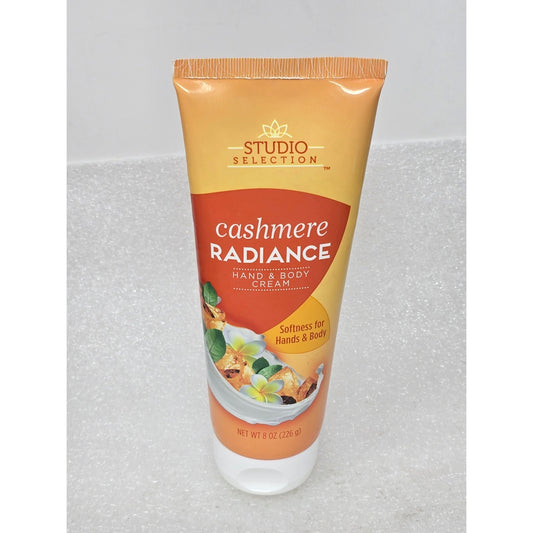 Studio Selection Cashmere Radiance Hand & Body Cream 8 Oz