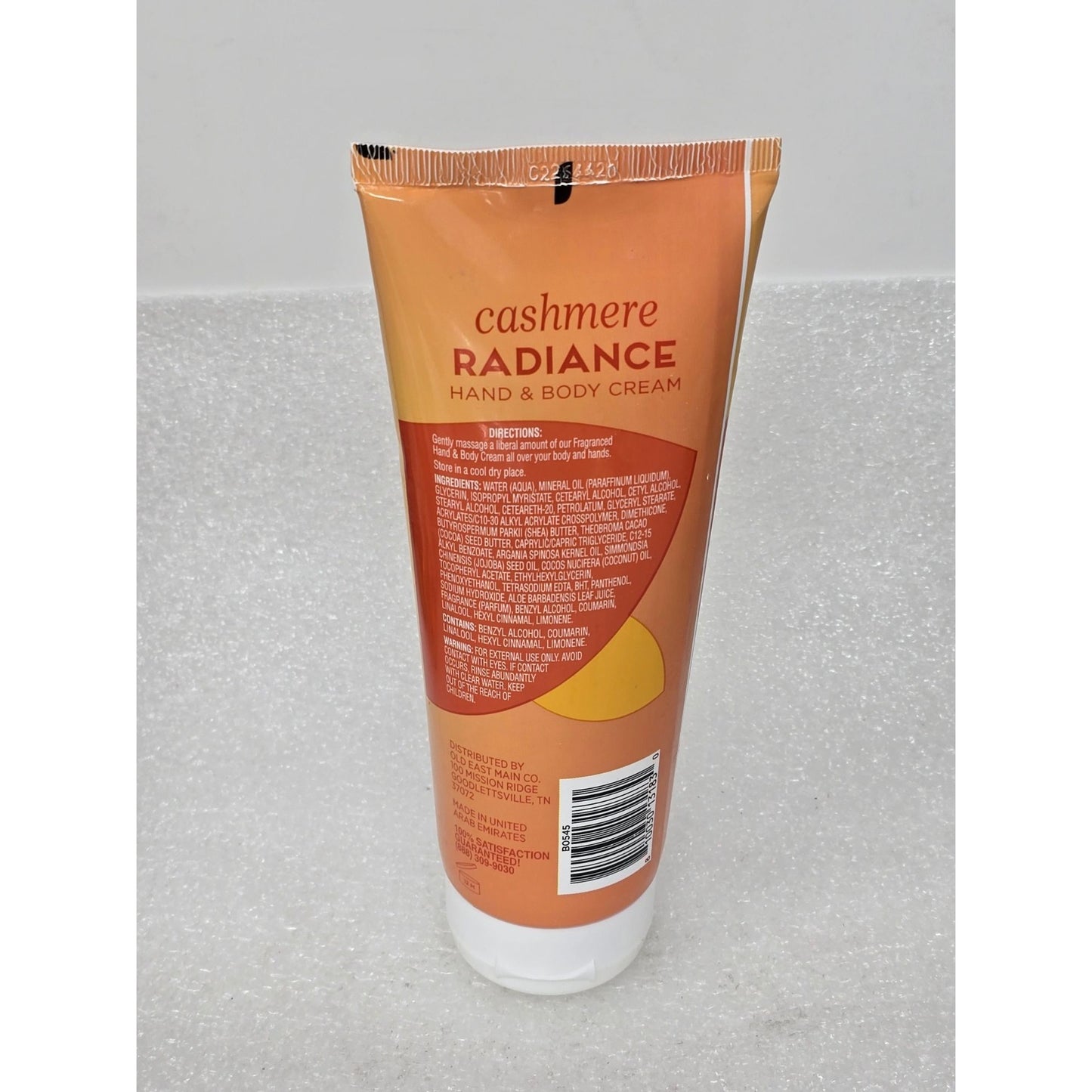 Studio Selection Cashmere Radiance Hand & Body Cream 8 Oz