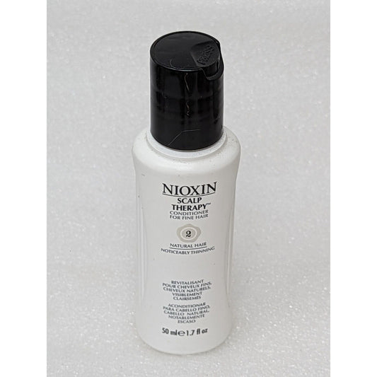 Nioxin System # 2 Scalp Therapy Conditioner for Fine Hair 1.7 oz Travel Size