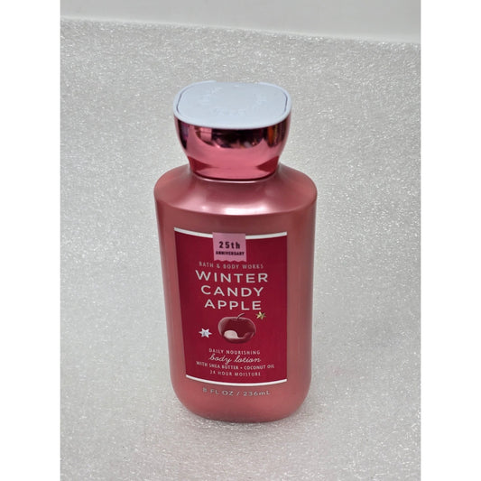 Bath & Body Works Winter Candy Apple Body Lotion 8 Fl Oz With Shea & Coconut Oil
