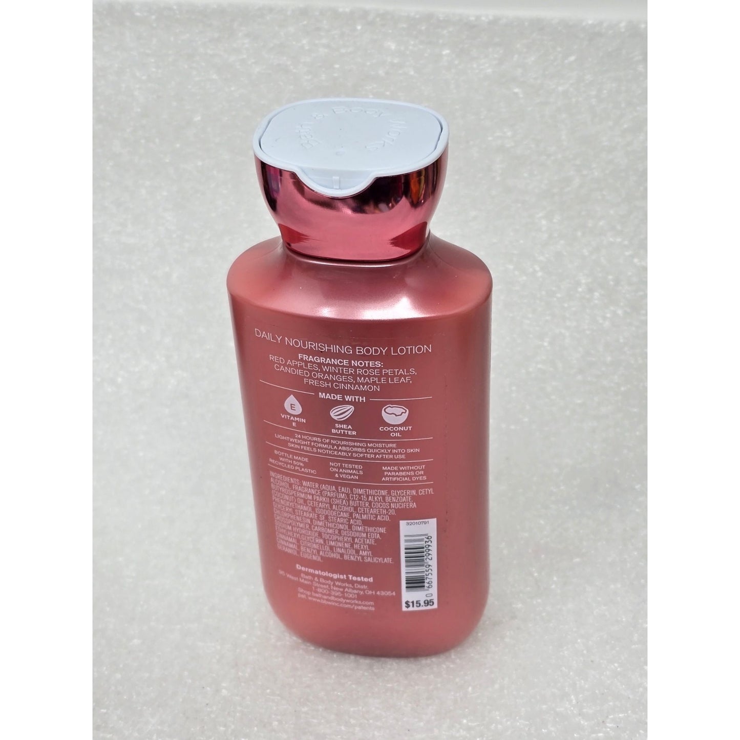 Bath & Body Works Winter Candy Apple Body Lotion 8 Fl Oz With Shea & Coconut Oil