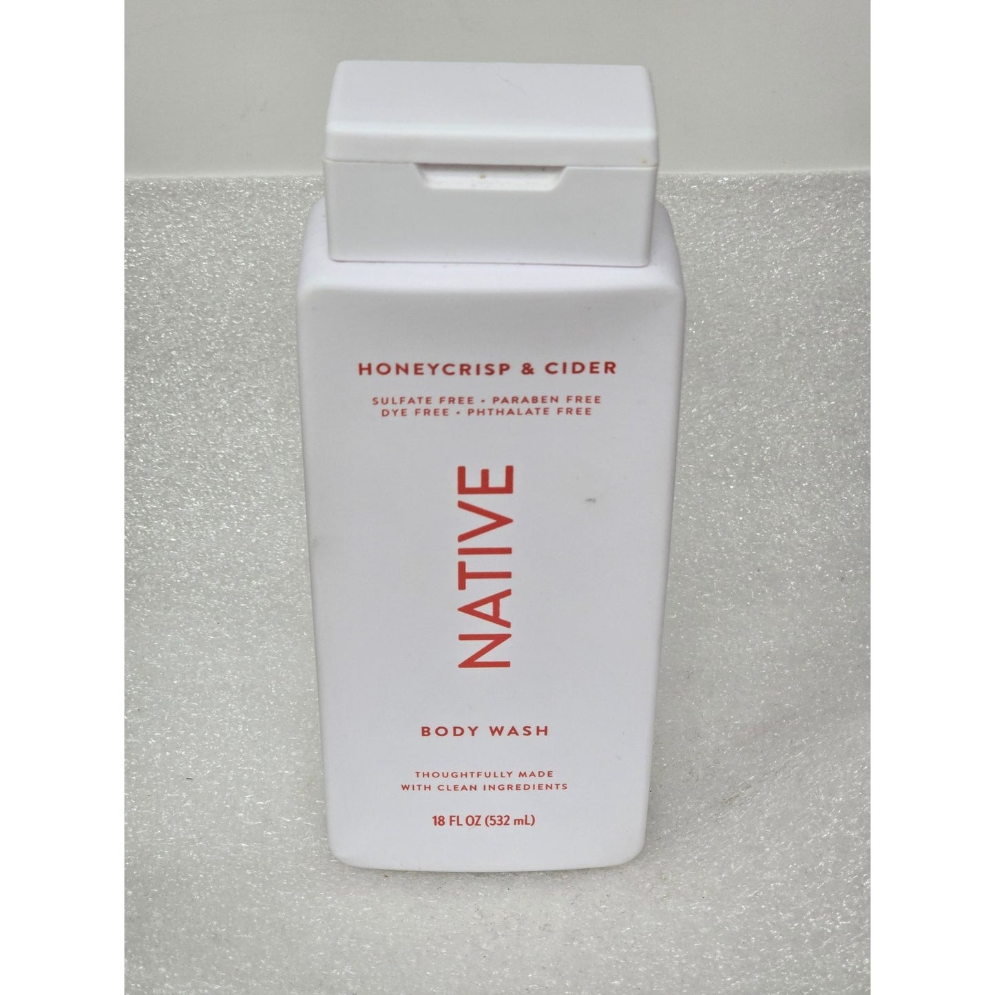 Native Honeycrisp & Cider Body Wash 18 Fl Oz Sulfate-Free Paraben-Free Dye-Free
