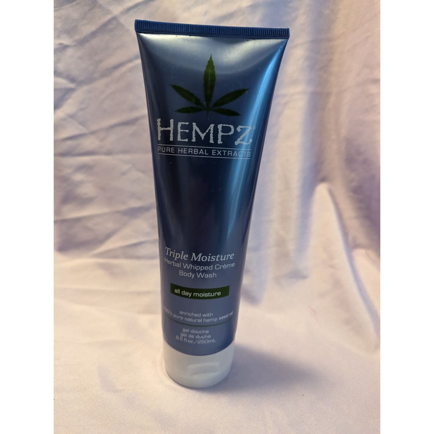 Hempz Triple Moisture Herbal Whipped Crème Body Wash 8.5 Oz - All Day Moisture