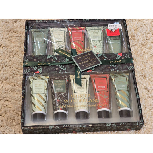 Love Beauty Winter Wonderland 10 Pc Hand Cream Set 50ml Holiday Gift