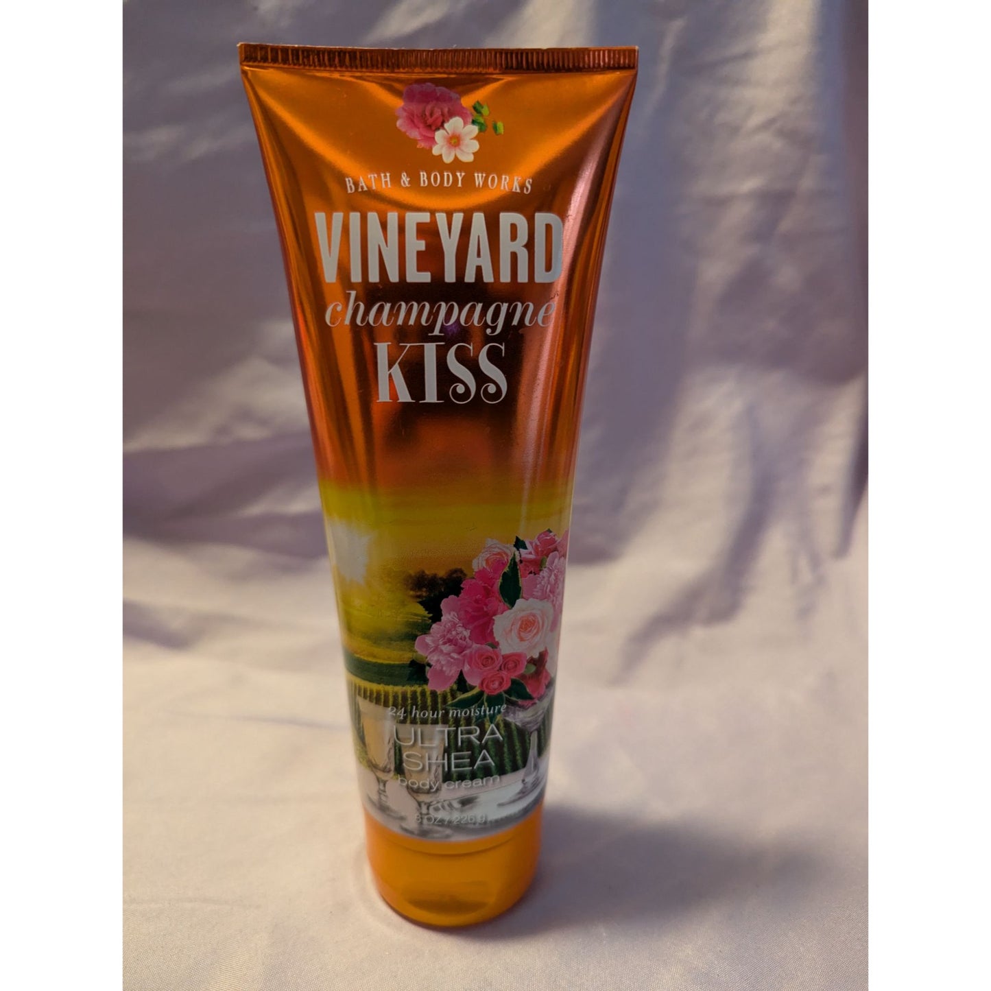 Bath & Body Works Vineyard Champagne Kiss Body Cream 8 Oz Ultra Shea