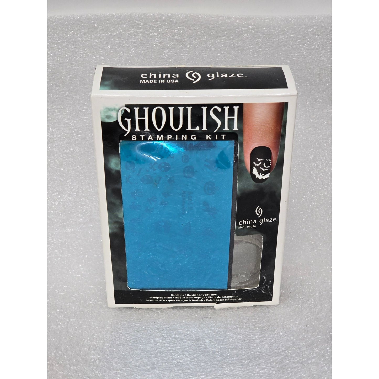 China Glaze Ghoulish Nail Art Stamping Kit With Instructions