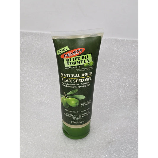 Palmer's Olive Oil Formula Natural Hold Flax Seed Gel 7 oz With Vitamin E & Aloe