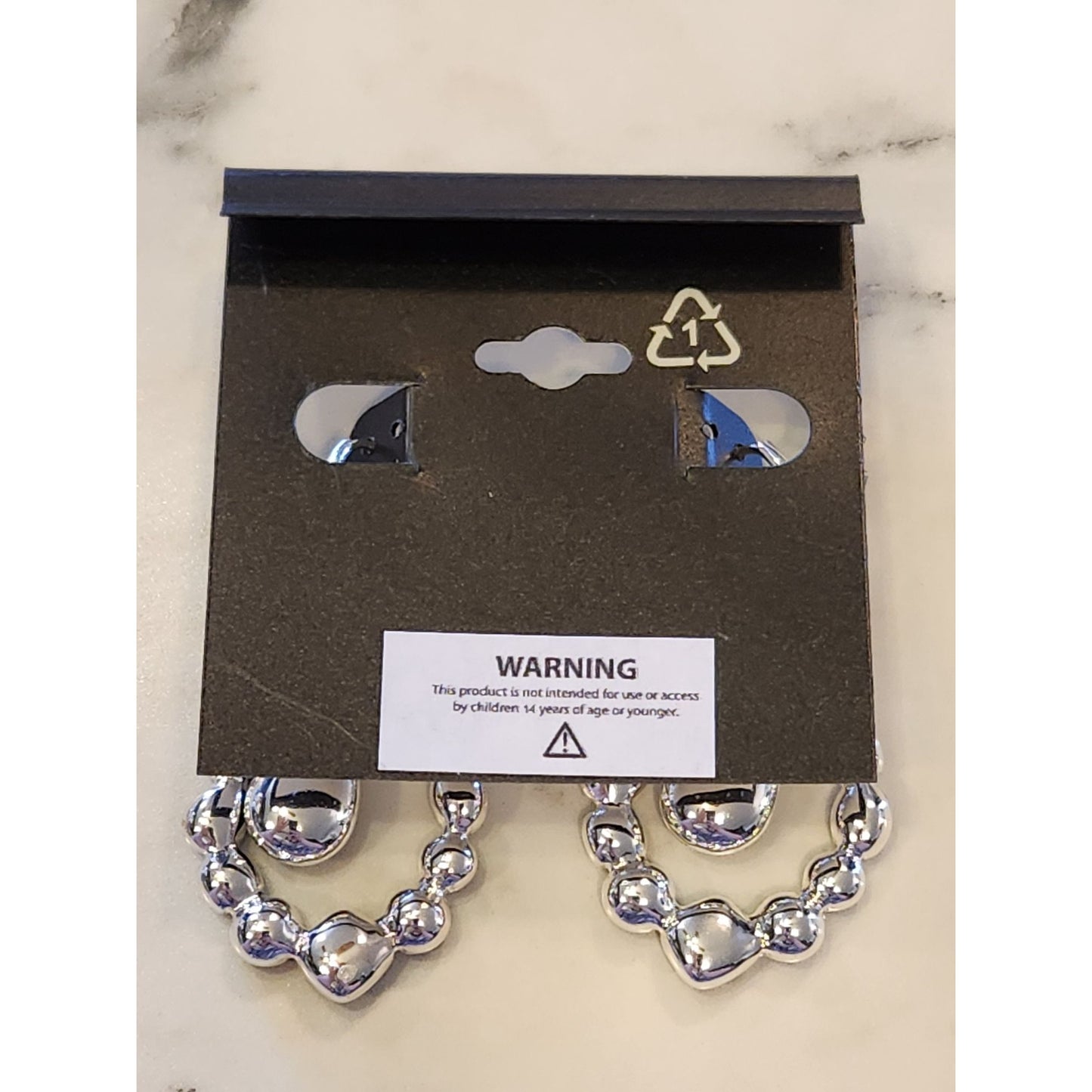 Napier Silver-Tone Drop Earrings With Black & Multi-Color Stones