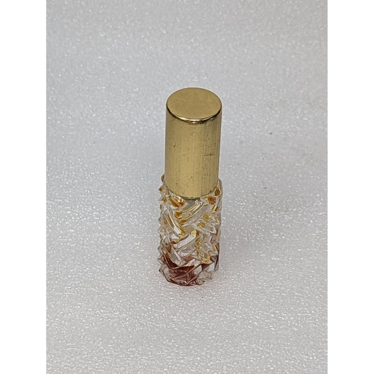 Vintage Step Glass Perfume Bottle Empty Decorative Collectible