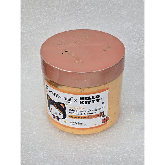 The Crème Shop X Hello Kitty 2-In-1 Fusion Body Scrub Caramel Pumpkin Latte 400G