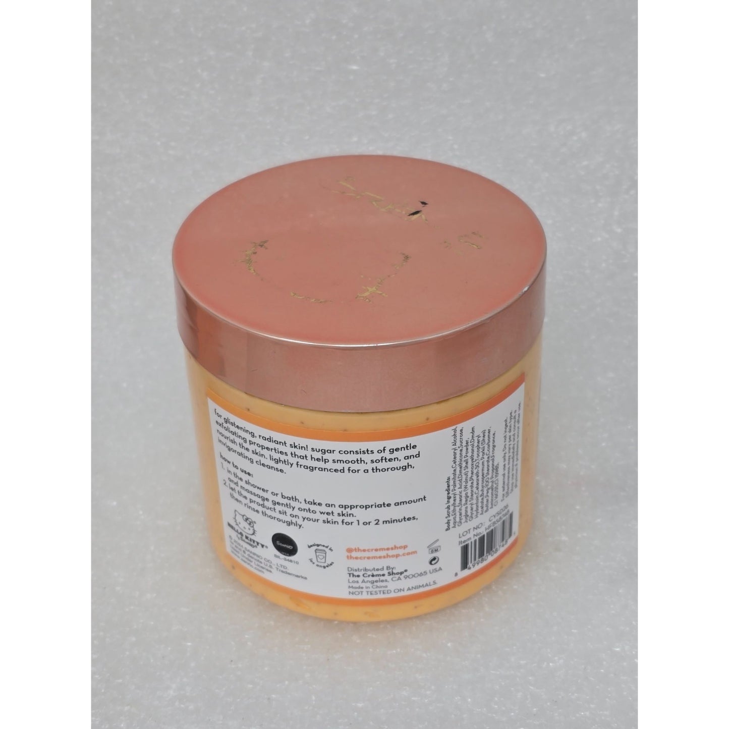 The Crème Shop X Hello Kitty 2-In-1 Fusion Body Scrub Caramel Pumpkin Latte 400G