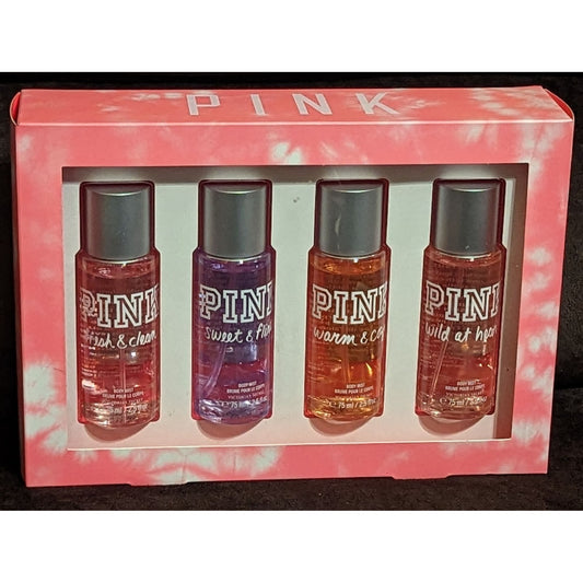 Victoria's Secret Pink Body Mist Sweet Flirty Warm Cozy Wild At Heart FreshClean