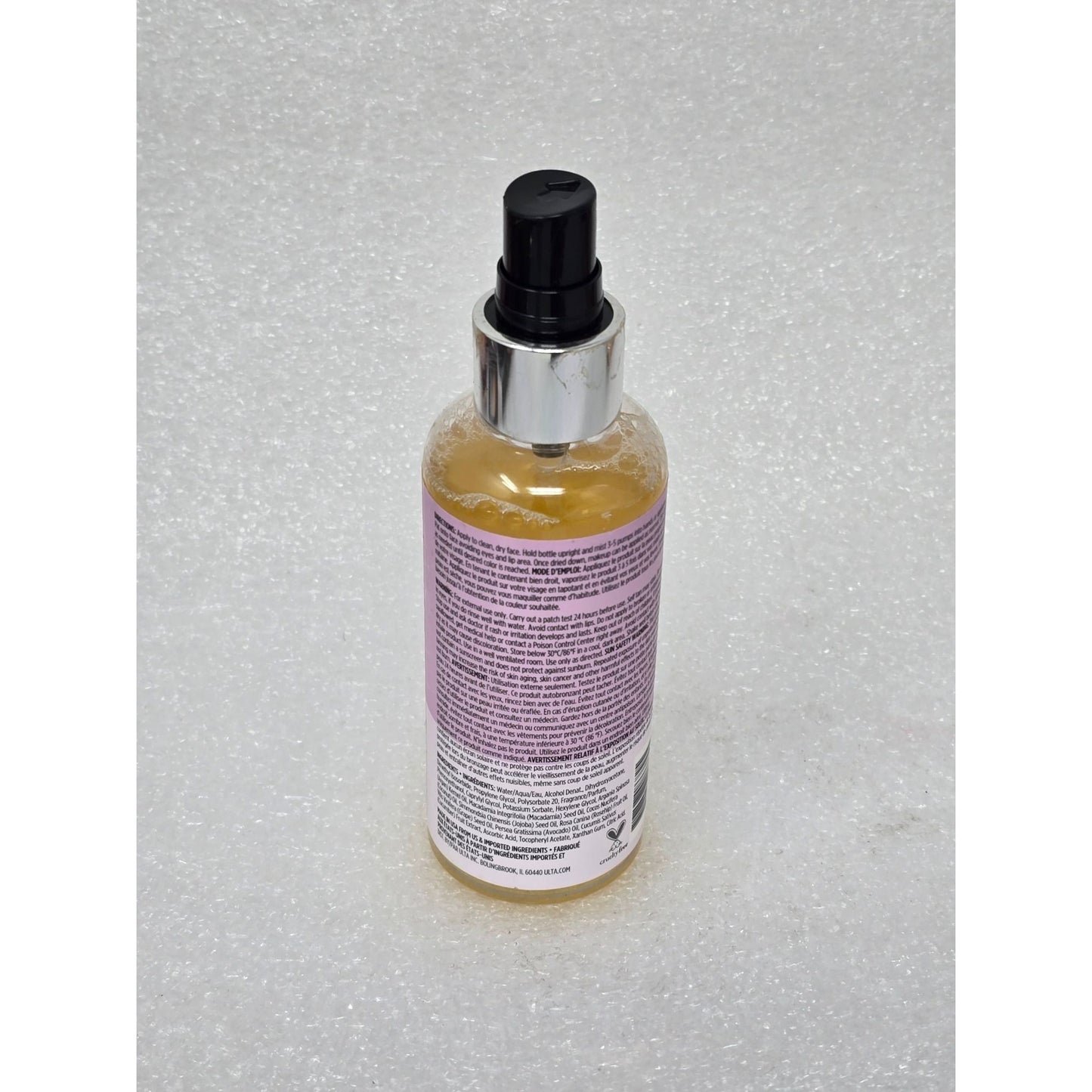 Ulta Beauty Gradual Self Tan Facial Mist  Mango Guava Scented Buildable Glow