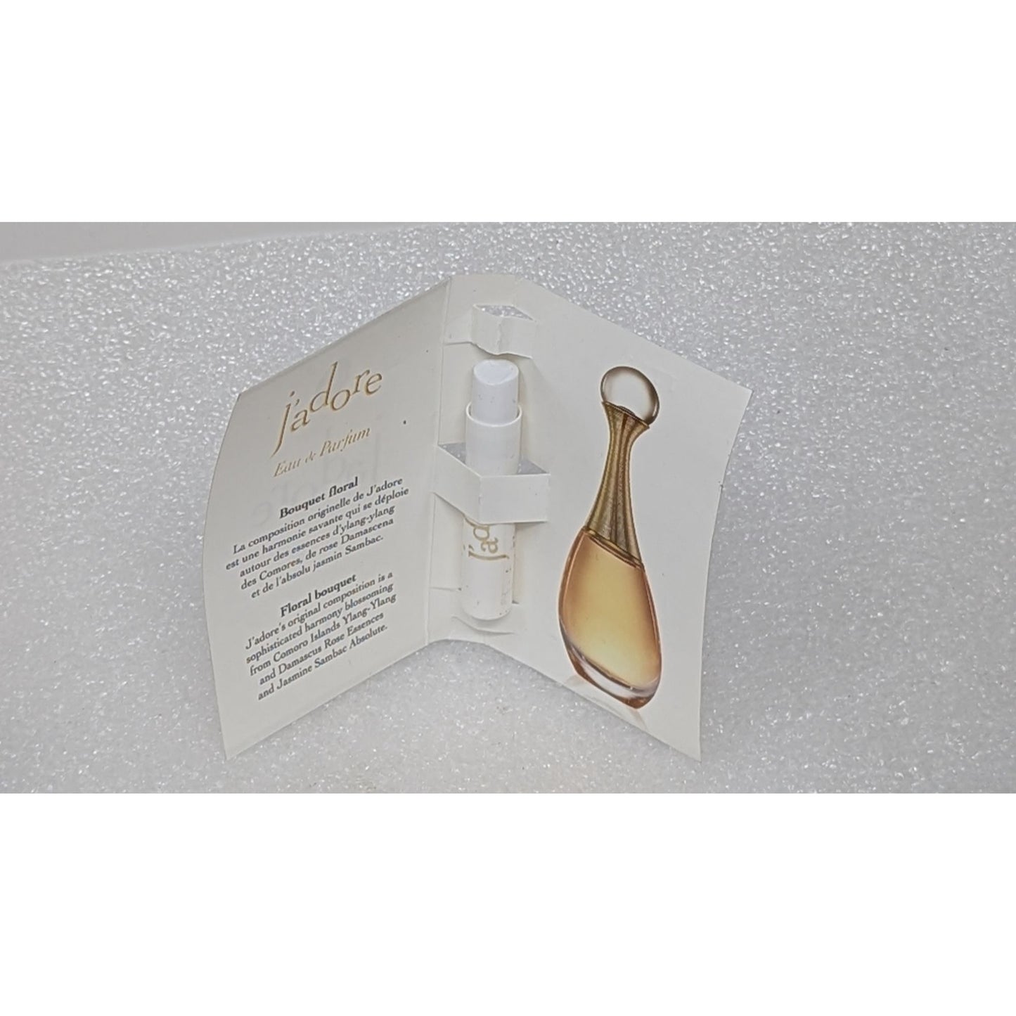 Christian Dior J'adore Eau De Parfum Perfume Sample 1ml / 0.03 oz. Spray