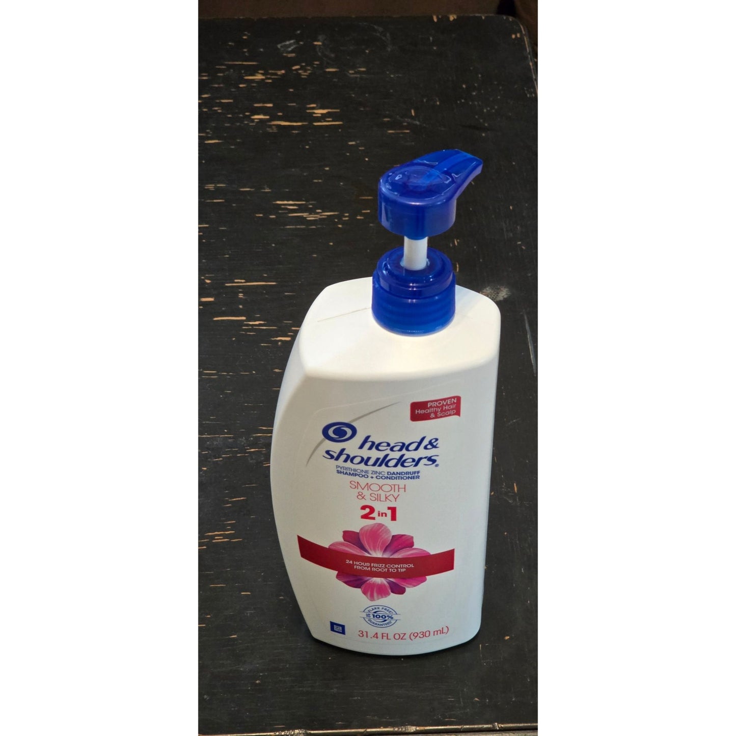 Head & Shoulders Smooth & Silky 2-In-1 Shampoo & Conditioner 31.4 Oz Pump Bottle