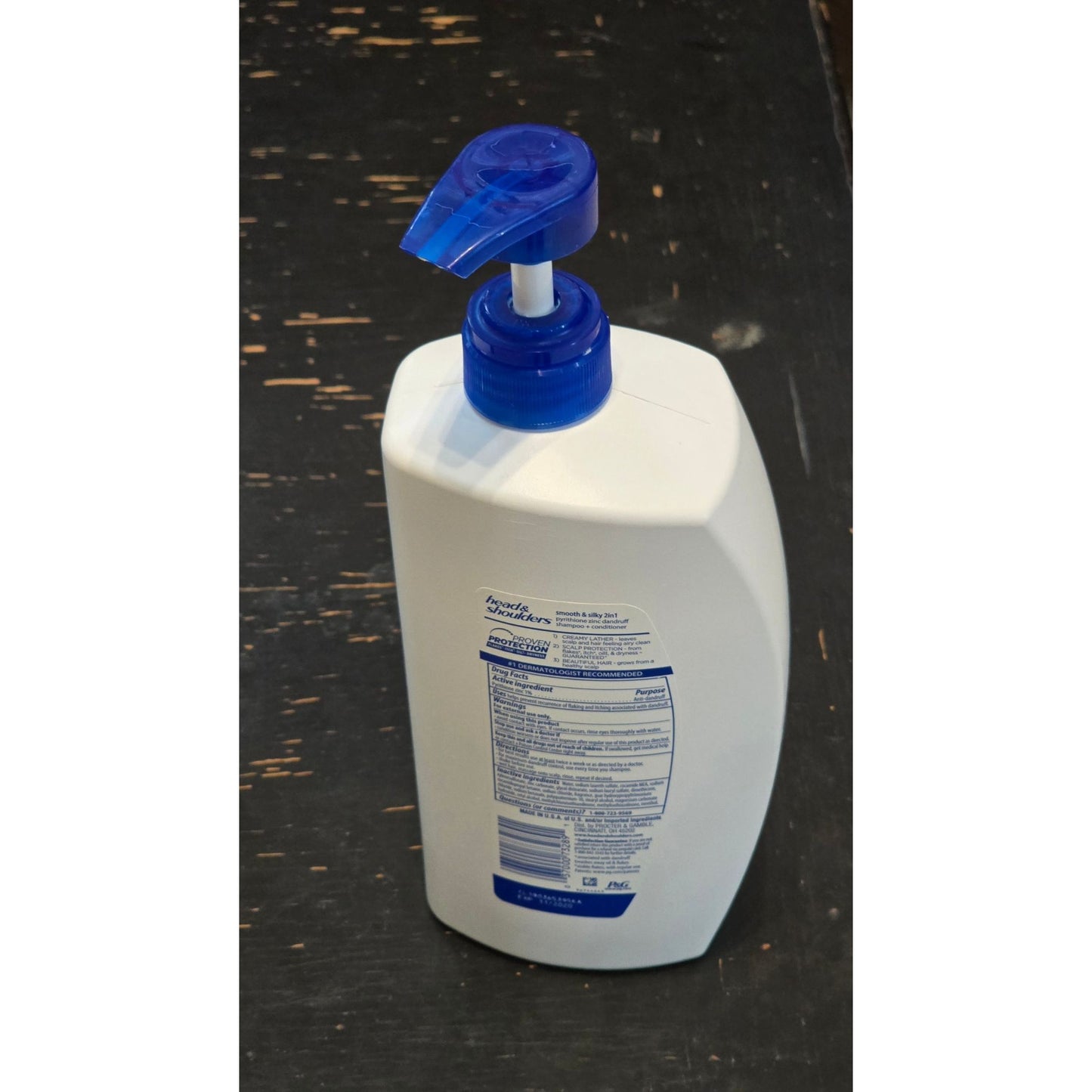 Head & Shoulders Smooth & Silky 2-In-1 Shampoo & Conditioner 31.4 Oz Pump Bottle