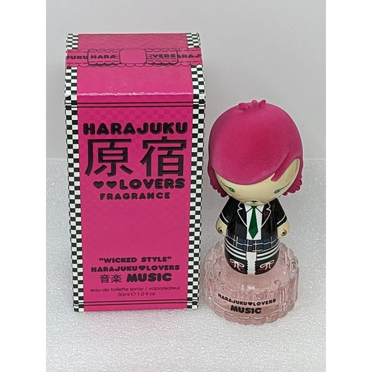 Harajuku Lovers Fragrance Gwen Stefani Wicked Style Perfume Music 1 oz