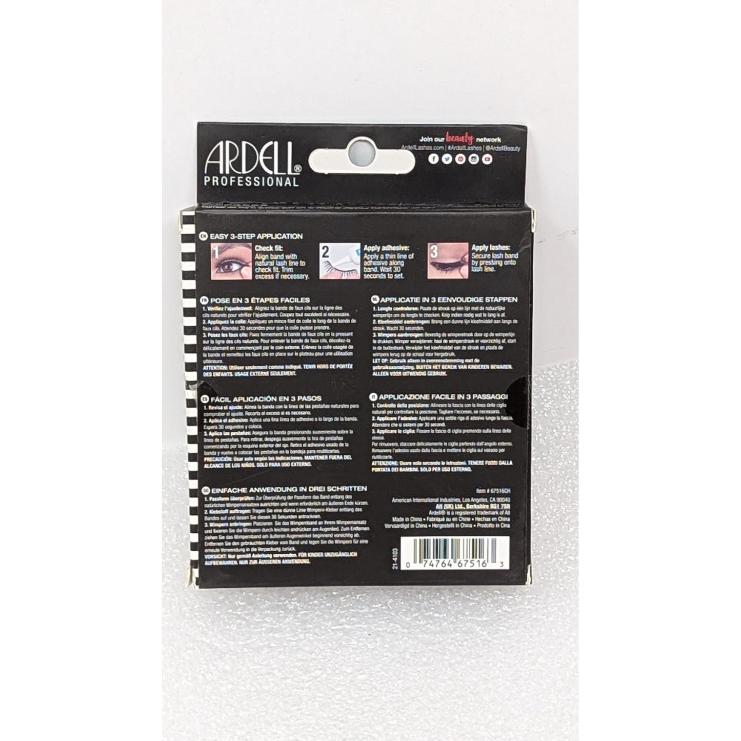 Ardell Professional Wispies 113 Black False Eyelashes (Only includes 3.5 pairs)