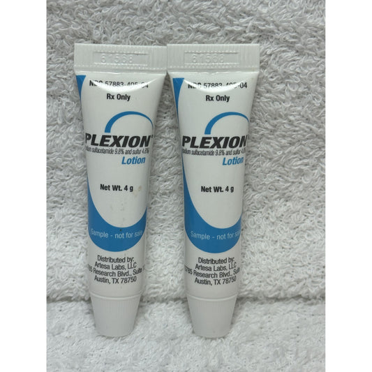 Lot of 2 Plexion Lotion 4g Sample Tube Travel Size