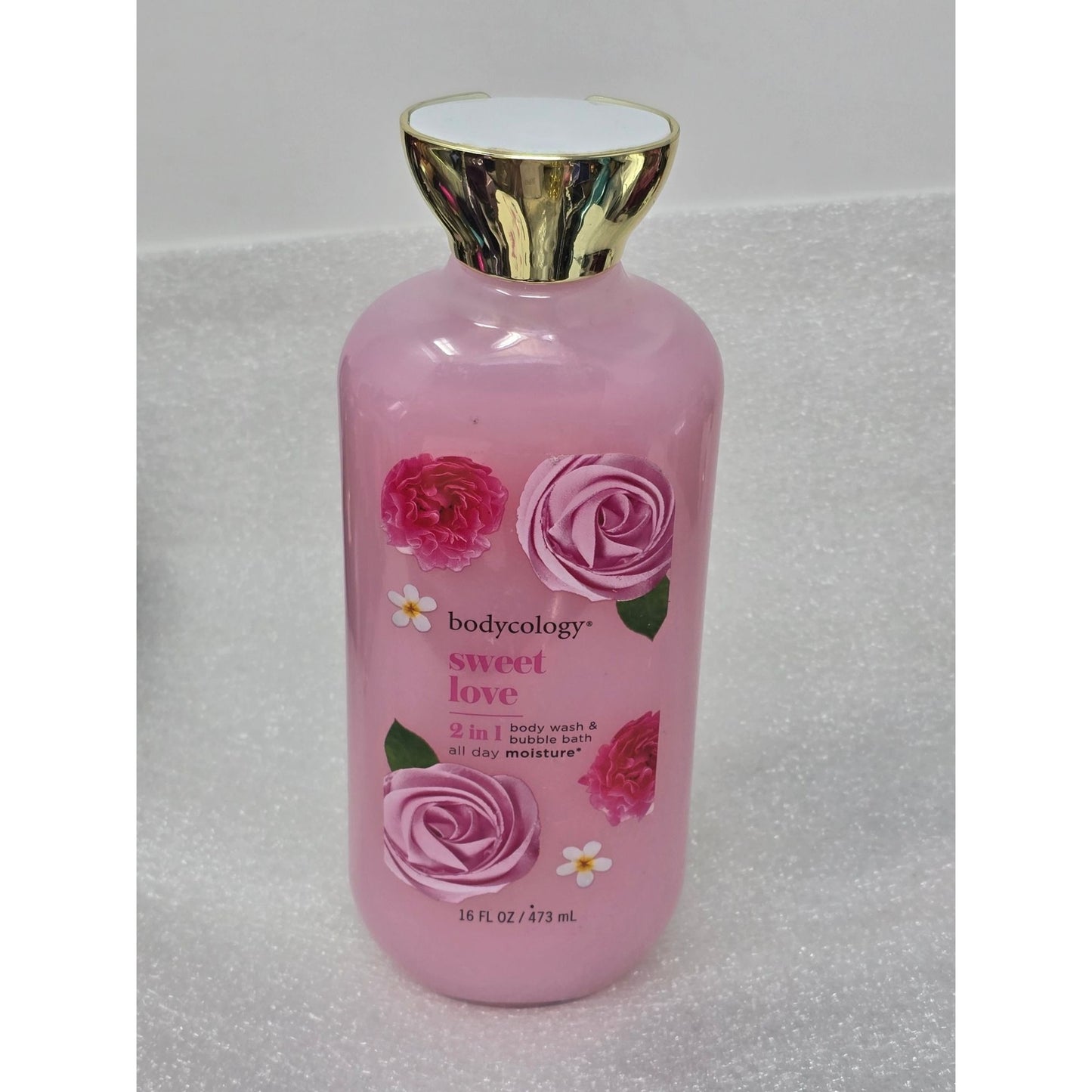 Bodycology Sweet Love 2-In-1 Body Wash & Bubble Bath 16 Oz Moisturizing Formula