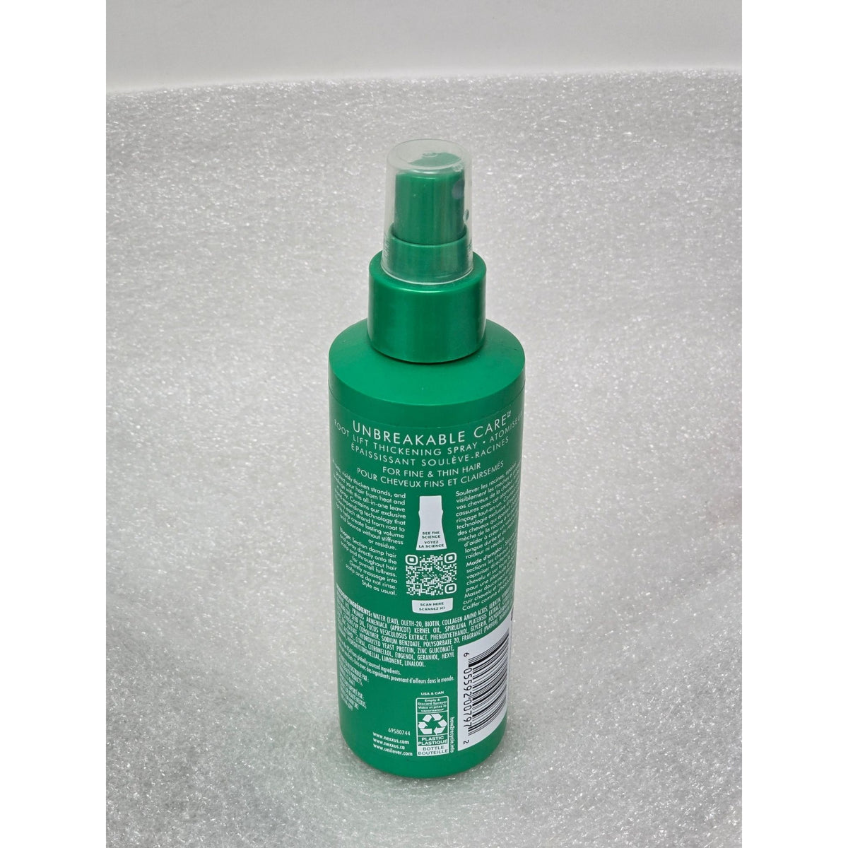 Nexxus Unbreakable Care Root Lift Thickening Spray Protein Fusion Biotin/Keratin