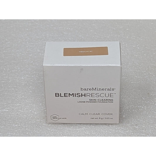 Bare Minerals Blemish Rescue Loose Powder Foundation Medium 3C 0.21 oz