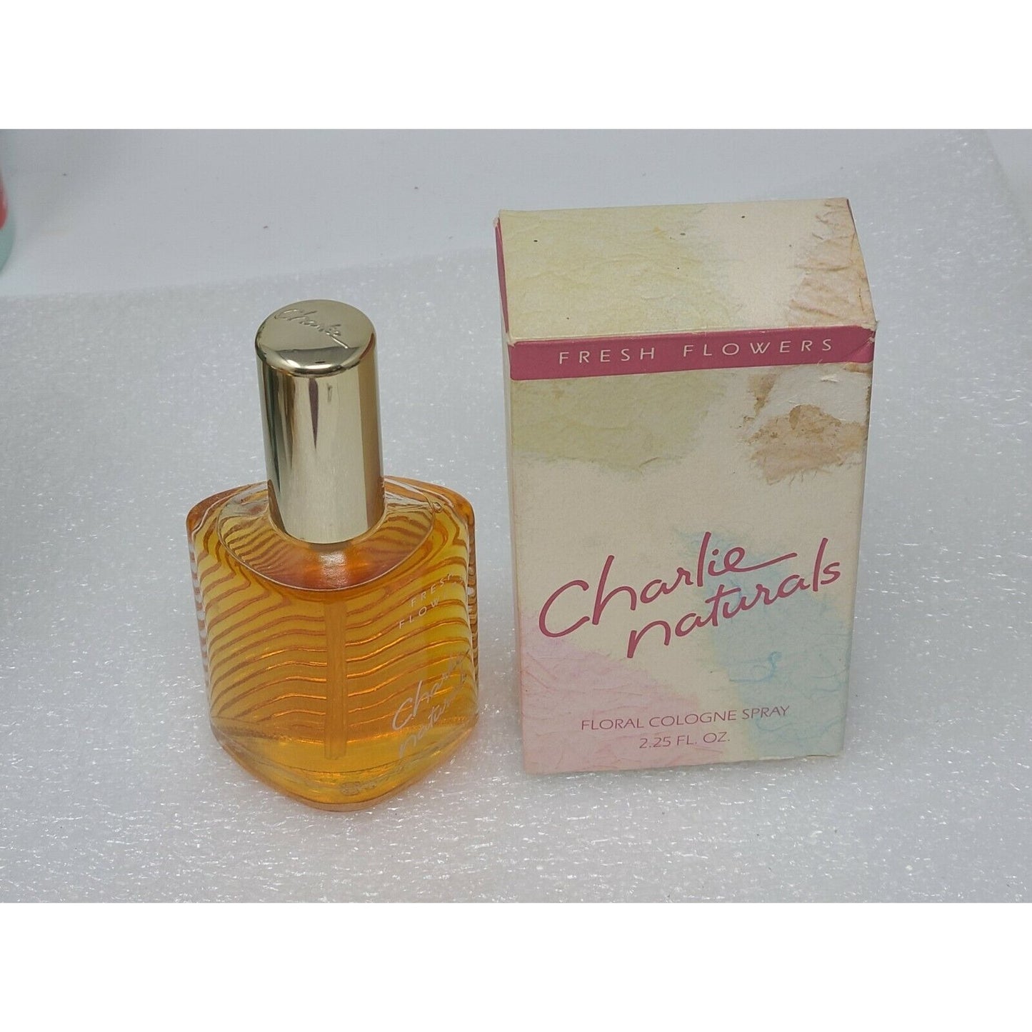 Vintage Revlon Charlie Naturals Fresh Flowers Floral Cologne Spray 2.25 oz